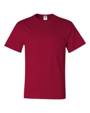 TRUE RED Jerzees 29MPR dri-power 50/50 pocket t-shirt