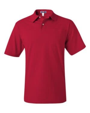 Jerzees 436MPR spotshield 50/50 polo with pocket