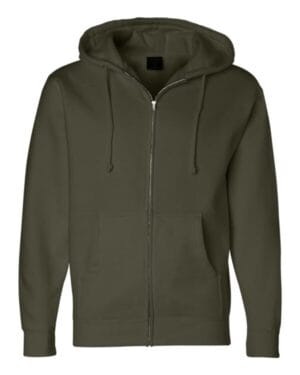 ARMY Independent trading co IND4000Z heavyweight full-zip hooded sweatshirt