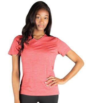 PINK Charles river 2764CR women's space dye performance tee