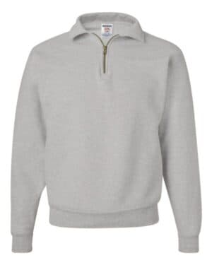 4528MR super sweats nublend quarter-zip cadet collar sweatshirt