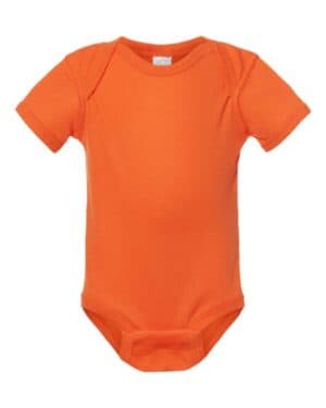 ORANGE Rabbit skins 4400 infant baby rib bodysuit