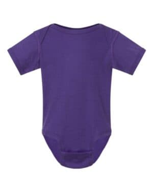 PURPLE Rabbit skins 4400 infant baby rib bodysuit
