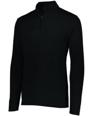 BLACK Augusta sportswear 2785 adult attain quarter-zip pullover