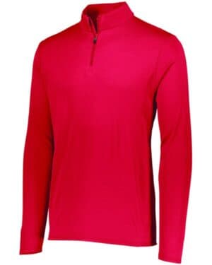 RED Augusta sportswear 2785 adult attain quarter-zip pullover