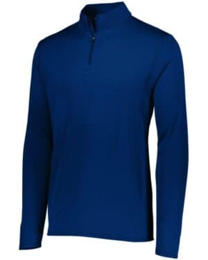 NAVY Augusta sportswear 2785 adult attain quarter-zip pullover