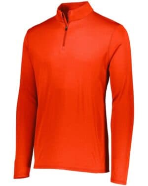 ORANGE Augusta sportswear 2785 adult attain quarter-zip pullover