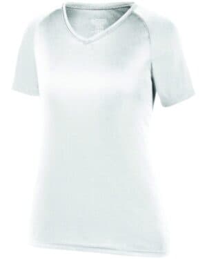 WHITE 2792 ladies' true hue technology attain wicking training t-shirt