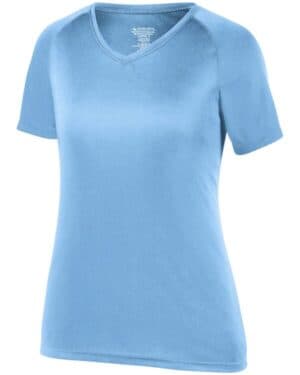 COLUMBIA BLUE 2792 ladies' true hue technology attain wicking training t-shirt