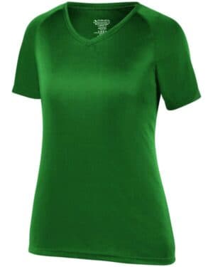 DARK GREEN 2792 ladies' true hue technology attain wicking training t-shirt