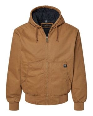 SADDLE 5020 cheyenne boulder cloth hooded jacket with tricot quilt lining