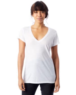 Alternative 2894B2 ladies' slinky-jersey v-neck t-shirt