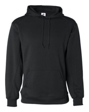 BLACK Badger 1454 performance fleece hooded sweatshirt