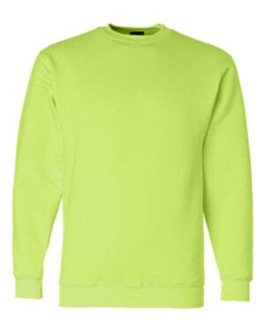 LIME GREEN Bayside 1102 usa-made crewneck sweatshirt
