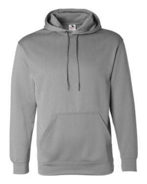 ATHLETIC GREY Augusta sportswear 5505 wicking fleece hooded sweatshirt