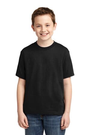 BLACK 29B jerzees-youth dri-power 50/50 cotton/poly t-shirt