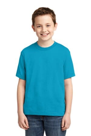 CALIFORNIA BLUE 29B jerzees-youth dri-power 50/50 cotton/poly t-shirt