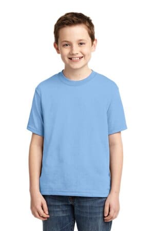 LIGHT BLUE 29B jerzees-youth dri-power 50/50 cotton/poly t-shirt