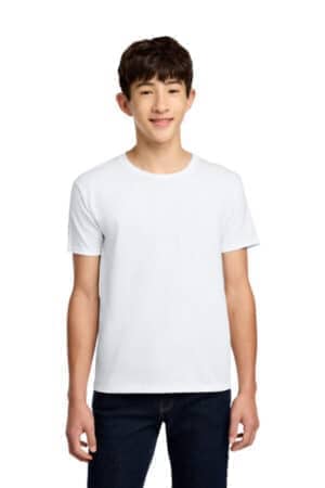 WHITE 29B jerzees-youth dri-power 50/50 cotton/poly t-shirt