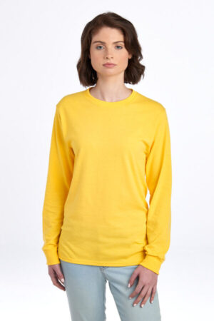 ISLAND YELLOW 29LS jerzees-dri-power 50/50 cotton/poly long sleeve t-shirt