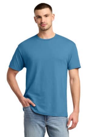 COLUMBIA BLUE 29M jerzees-dri-power 50/50 cotton/poly t-shirt
