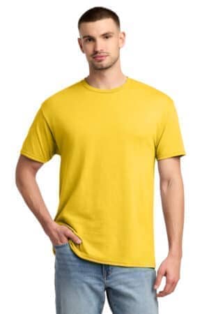 ISLAND YELLOW 29M jerzees-dri-power 50/50 cotton/poly t-shirt