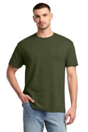 MILITARY GREEN 29M jerzees-dri-power 50/50 cotton/poly t-shirt