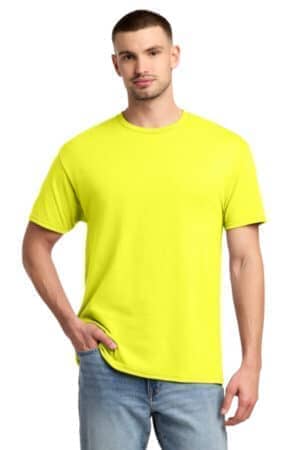 NEON YELLOW 29M jerzees-dri-power 50/50 cotton/poly t-shirt
