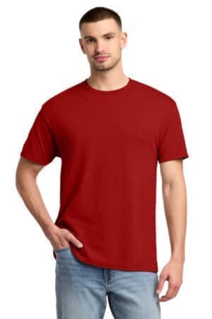 TRUE RED 29M jerzees-dri-power 50/50 cotton/poly t-shirt