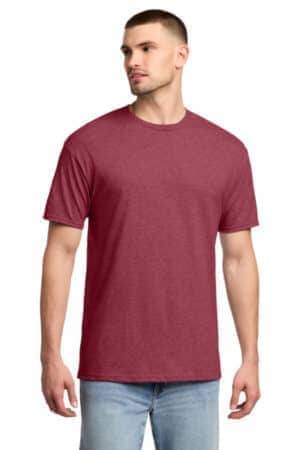 VINTAGE HEATHER RED 29M jerzees-dri-power 50/50 cotton/poly t-shirt