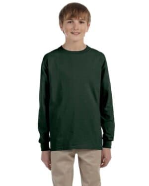 FOREST GREEN Jerzees 29BL youth dri-power active long-sleeve t-shirt