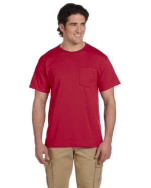 TRUE RED Jerzees 29P adult dri-power active pocket t-shirt