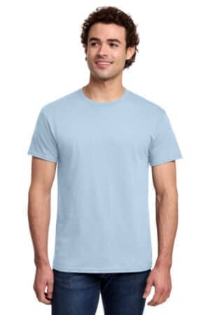 LIGHT BLUE 3000 gildan light cotton tee