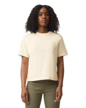 IVORY Comfort colors 3023CL ladies' heavyweight cropped t-shirt