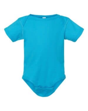 TURQUOISE Rabbit skins 4400 infant baby rib bodysuit