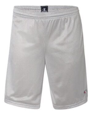 ATHLETIC GREY Champion S162 polyester mesh 9 shorts with pockets