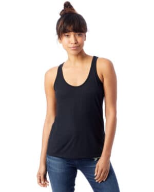 BLACK Alternative 3094B2 ladies' slinky-jersey tank