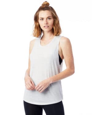 OATMEAL HEATHER Alternative 3095B2 ladies' slinky-jersey muscle tank