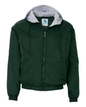 DARK GREEN Augusta sportswear 3280 fleece lined hooded jacket