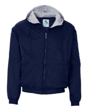 NAVY Augusta sportswear 3280 fleece lined hooded jacket