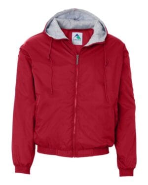 RED Augusta sportswear 3280 fleece lined hooded jacket