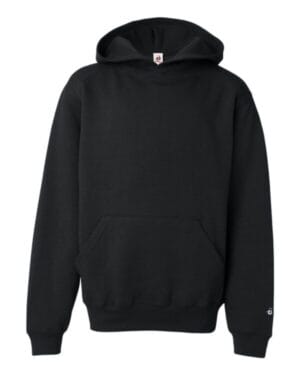 BLACK Badger 2254 youth hooded sweatshirt