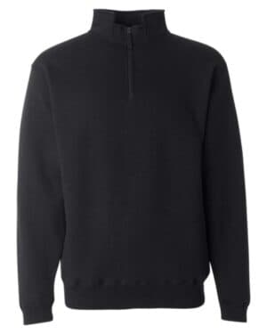J america 8634 heavyweight fleece quarter-zip sweatshirt