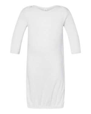 WHITE Rabbit skins 4406 infant baby rib layette