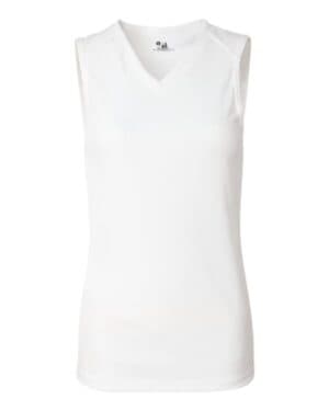 WHITE Badger 4163 women's b-core sleeveless t-shirt