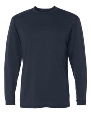 NAVY Badger 4804 b-tech cotton-feel long sleeve t-shirt