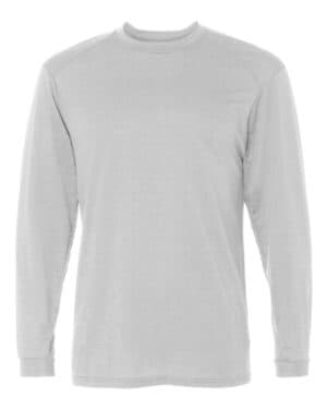 WHITE Badger 4804 b-tech cotton-feel long sleeve t-shirt