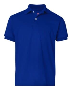 DEEP ROYAL Hanes 054Y youth ecosmart jersey polo