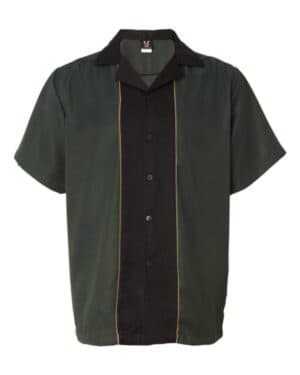HUNTER/ BLACK Hilton HP2246 quest bowling shirt