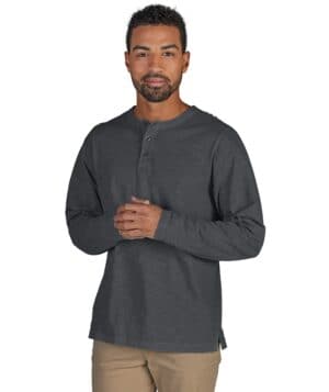 CHARCOAL GREY Charles river 3247CR men's freetown henley